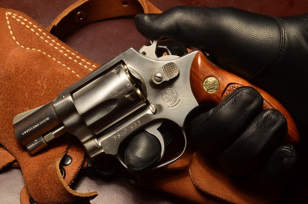 The classic S&W Model 60, a trusty old carry gun that still does the job. How many of these lurk in bedside drawers?