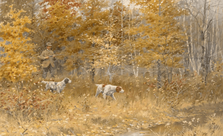 autumn woodcock shooting